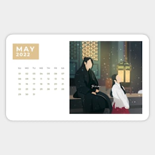 Calendar 2022 May with Korean Dramas Sticker